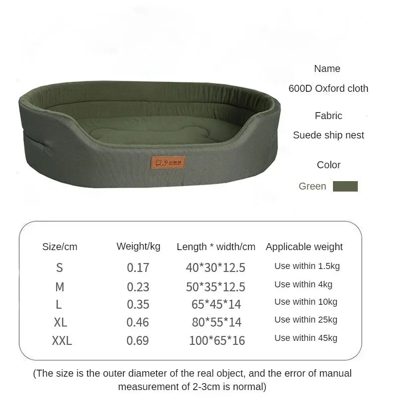 Snuvy™ Haustierbett – Atmungsaktives Komfortbett für Hunde & Katzen | Hygienisch & weich