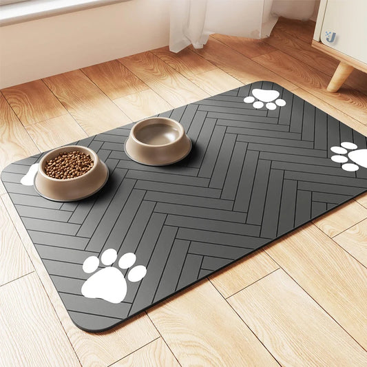 FeedGuard™ Napfunterlage für Hunde & Katzen – Wasserdicht, rutschfest & saugfähig