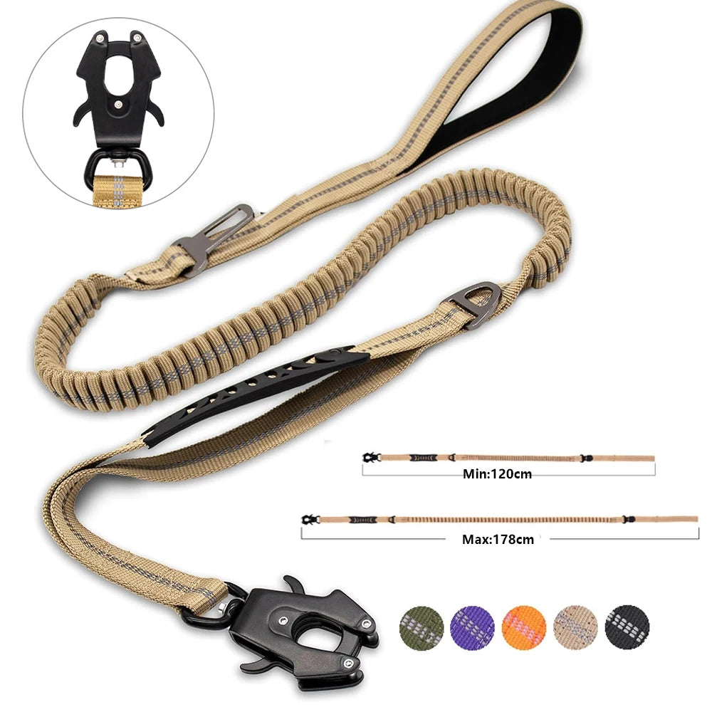 PawForce™ 4in1 Bungee-Hundeleine – mit Auto-Klinke, robust & elastisch