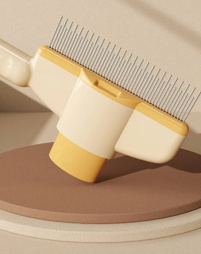 Pflegebürste Hund & Katze – Selbstreinigender Kamm mit Massagefunktion