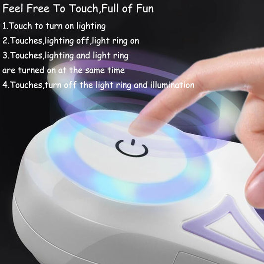 LED Hundeleine mit Licht – LumiLeash Power Taste Beleuchtung