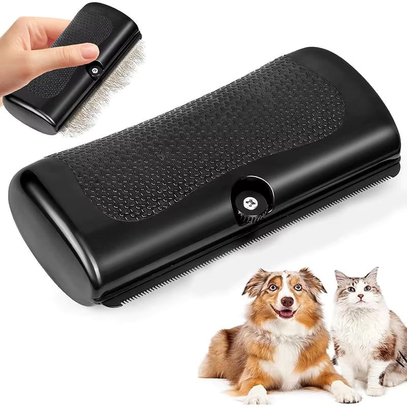 Fellzauber™ Bürste in Schwarz – handliches Design mit langlebiger Edelstahl-Klinge