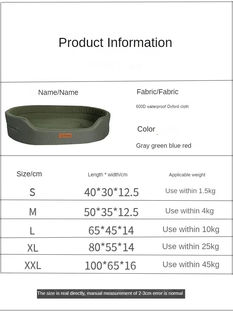 Snuvy™ Haustierbett – Atmungsaktives Komfortbett für Hunde & Katzen | Hygienisch & weich