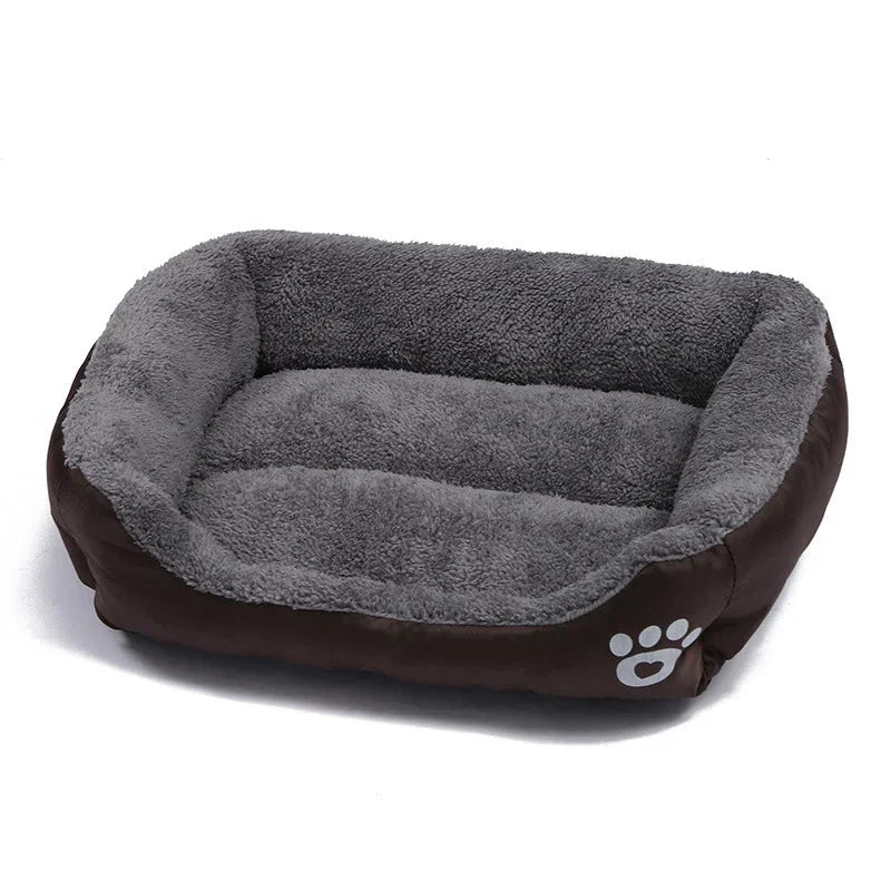 Hundebett in Dunkelbraun – elegantes Design und pflegeleichtes Material