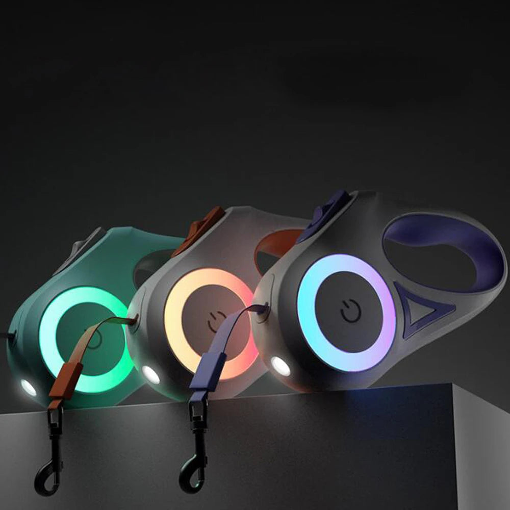 LumiLeash LED Sicherheitsleine für Hunde in verschiedenen Farben