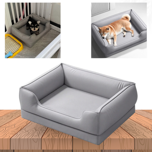 VelvPaw™ Designer Hundebett – Orthopädischer Luxus & Easy-Clean Komfort