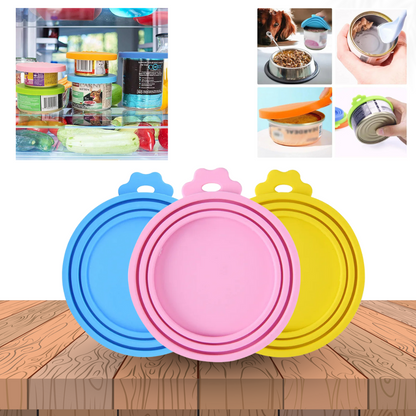 2-in-1 Universal-Dosendeckel mit Löffel™ – Frische für Tierfutter