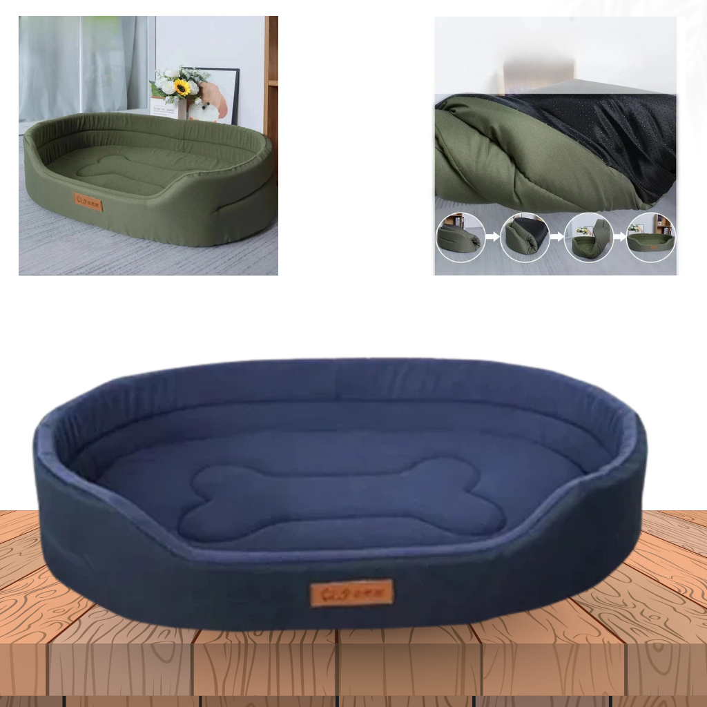 Snuvy™ Haustierbett – Atmungsaktives Komfortbett für Hunde & Katzen | Hygienisch & weich