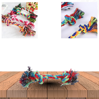 EliteKau™ – Baumwoll-Kauspielzeug für kleine Hunde & Welpen